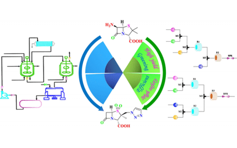 连续流在他唑巴坦合成中的应用